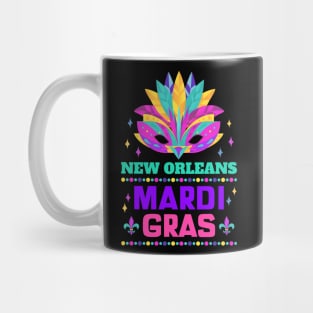 New Orleans Carnival Beads And Blings Party 2022 Mardi Gras Mug